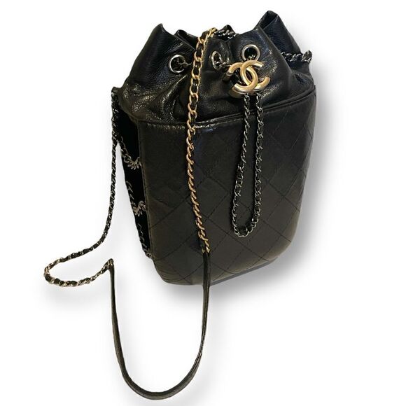 ❤️SOLD❤️CHANEL Gabrielle Medium Purse/ Crossbody Bag in Quilted Black Caviar - Picture 1 of 16